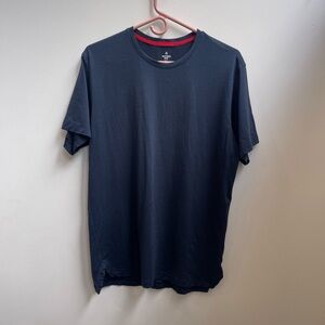 Western Rise Wool Travel T shirt dark navy
